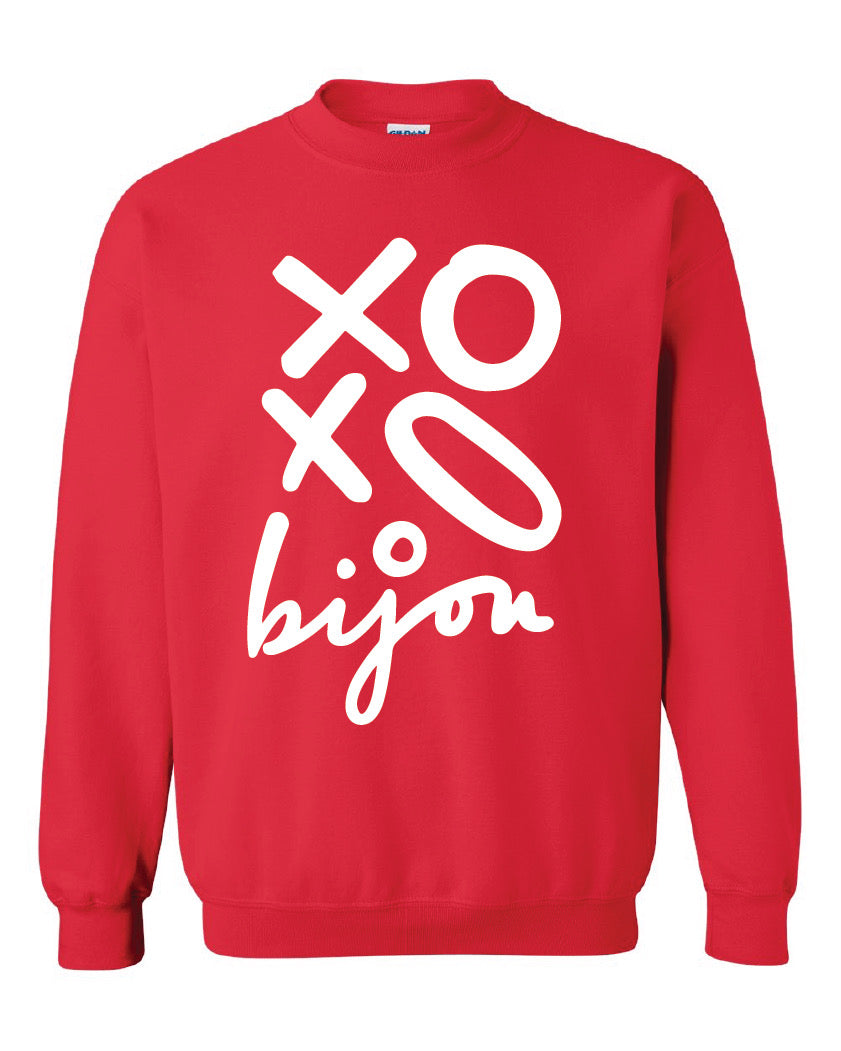 xoxo, bijou sweatshirt