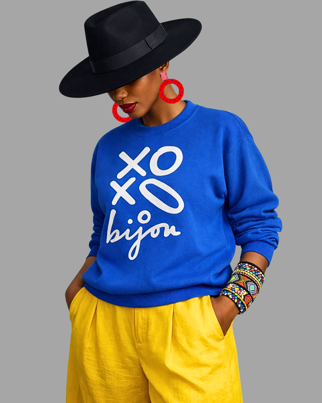 xoxo, bijou sweatshirt