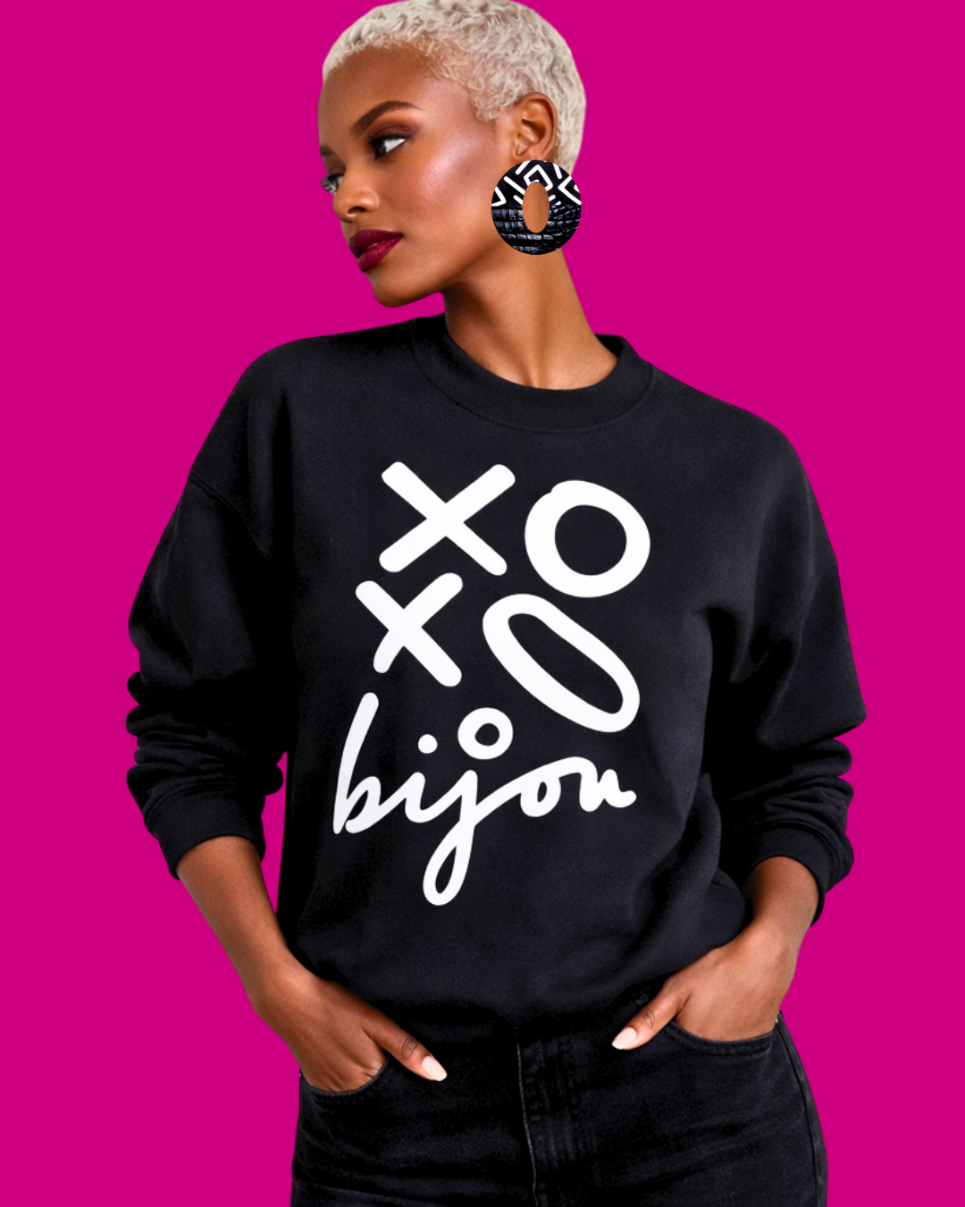 xoxo, bijou sweatshirt
